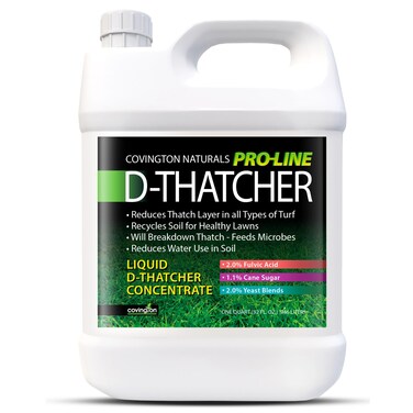 Dethatcher Covington PROLINE Premium Liquid Lawn Dethatcher  Effortlessly Breaks Down Thatch  Grass Clippings for Healthy Lawns