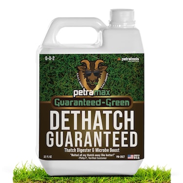 PETRAMAX Liquid Dethatcher Guaranteed 002 Dethatcher Lawn Dethatcher Liquid Dethatcher for Lawn Detacher Lawn  32 oz