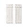 Coral Flower AZL1 Life Concept Rustic Barn Wood Shutter Set Of 2 For Wall Decor Window Accents  Add That Touch of Barn Wood Style and Rustic Decor To Any Room