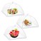 Onarway Food Covers for Outside Mesh 3 Pack 14 Inch Pop Up Fine Fly Net for Fruit  Collapsible Screen Umbrella Food Tent for Outdoor Picnic Party BBQ