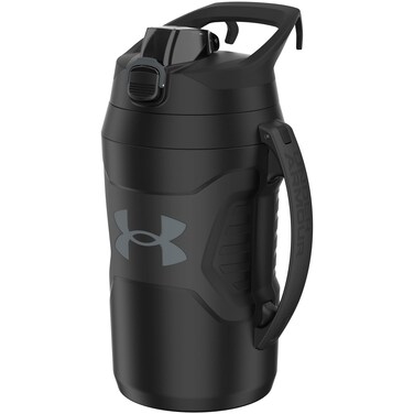 Under Armour Playmaker Sport Jug Water Bottle with Handle Foam Insulated  Leak Resistant 64oz BlackBlack