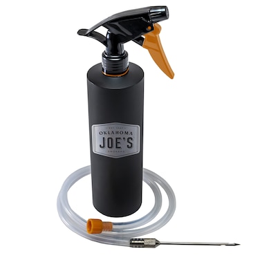 Oklahoma Joes 6285584R06 2in1 Spray Bottle and Marinade Injector Black