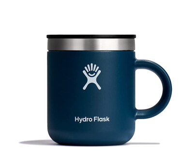 Hydro Flask Mug Insulated Travel Portable Coffee Tumbler with Handle Indigo M6CP464 Mug Indigo 6 Oz