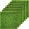 Pangda 8 Packs Garden Craft Grass Fake Grass for Crafts 6 x 6 Inches Miniature Ornament Garden Dollhouse DIY Grass Fairy Artificial Grass Lawn