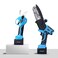 SUCA Electric Pruning Shears Pruning Shears Pruning Shears Tree Pruner Branch Cutter Pruners for Gardening with 2pcs 2Ah Lithium Battery 47 Working Hours Tree Branch Pruner blue28mmchainsaw
