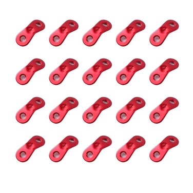 Takelablaze 20 PCS Tent Rope Tensioner Aluminum Guyline Cord Adjuster for Tent Ultralight Strong Guy Lines Tensioner Tent Cord Tenord tensioner Camping Accessories