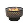 Ajikgn 26 Wood Burning Lightweight Portable Outdoor Firepit with Faux Wood Lid Backyard Fireplace for Camping Bonfire