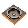 OILP Cigar Ashtray Metal Outdoor Cigar Cigarette Ashtray for PatioHomeTable Modern Ashtrays SquareAlloy