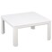 YAMAZEN ESK751B Casual Kotatsu Japanese Heated Table 75x75 cm White White