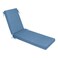 Milliard Memory Foam Outdoor Chaise Lounge Lawn Chair Cushion with Waterproof and Washable Cover Blue 73x21x25