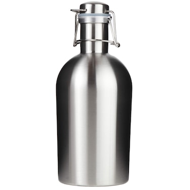 Trenton Gifts Stainless Steel Leak Proof Flip Top Growler  Holds 2 Liters