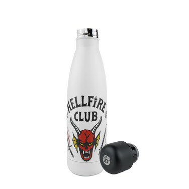 Cinereplicas Stranger Things  Hellfire Club Insulated Water Bottle  500 ml  Official Licence
