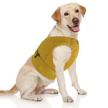Dog Cooling Vest Harness Lightweight Cooler Jacket with Adjustable Buckle Cooling Shirt for Summer Walking Outdoor Hunting Training and CampingL