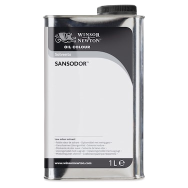 Winsor  Newton Sansodor Low Odor Solvent 1 Litre 338oz Can
