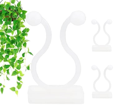 MDSOYOL Plant Climbing Wall Fixture Clips 100pcs Plant Fixer SelfAdhesive Hooks for Invisible Wall Vines Plant Fixation Plant Vine Traction Garden Vegetable Plant Binding B100 Pcs