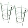 Orgrimmar Vine Trellis Support 177 Flowers Plants Cage Triple Plastic Pillar with Iron Rings Vine Plants Holder Stand Small Pot Plant Trellis for Home Garden BalconyPack of 2