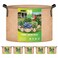 iPower 5Pack 20 Gallon Aeration Grow Bags Thick Nonwoven Fabric Pots with Handles for Fruits Vegetables and Flowers Tan
