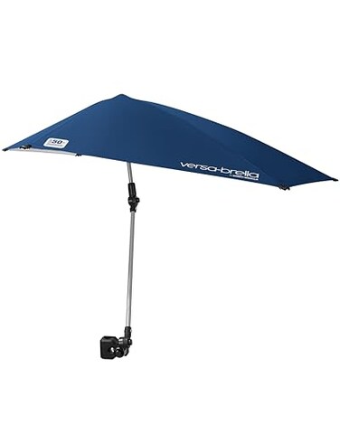 SportBrella VersaBrella SPF 50 Adjustable Umbrella with Universal Clamp
