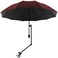 XLINGZA UPF 50 Beach Umbrella with Adjustable Universal Clamp for Stroller Bleacher Patio Fishing BBQ Parties