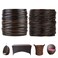 fammom Patio Furniture Wicker Repair Kit Synthetic Rattan Material for Patio Chair Sets Knit and Replacement DIY Garden Outdoor Patio Furniture Sofa TableFruit Baskets vases etc Brown
