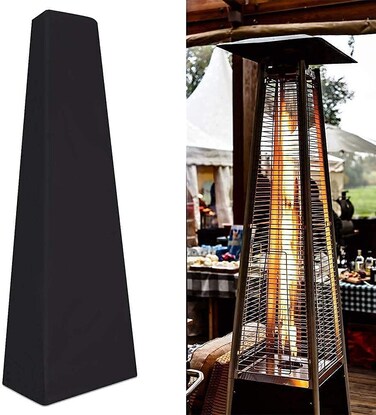 Patio Heater Covers87 Inch Outdoor Garden Heater Patio Cover for Standing Heater Pyramid Torch Patio Heaters Outdoor FurnitureWaterproofDustproofWindResistantSunlightResistantSnowResistant