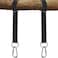 Tree Swing Hanging Straps Kit Holds 2000 lbs5ft Extra Long Strap with Safer Lock Snap Carabiner Hooks Perfect for Tree Swing  HammocksCarry Pouch Easy Fast Installation Black