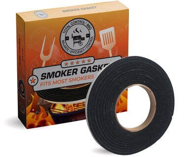 FireBlack Fireblack125 12 x 18 Black Hi Temp BBQ Smoker Gasket Self Stick15 ft LavaLock