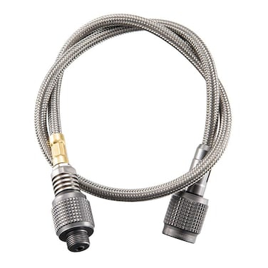 camping moon Stainless Steel High Pressure Hose Connector Propane Threaded Extension Tube Barbecue Stove Gas Tank Accessories Connecting Pipe Z16 50cm