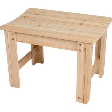 Shine Company Outdoor Wood Backless Patio Garden Bench 2 Ft Natural