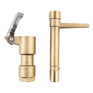 QWORK Quick Coupling Valve Key Set 34Inch Brass Quick Coupler Valves Irrigation Tool with Quick Coupler Key for Yard