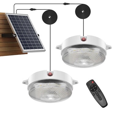 SunBonar Dual Head Solar Shed Light Motion Sensor