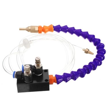 OriGlam The Mist Coolant Lubrication Spray System for Metal Cutting Engraving Cooling Sprayer Machine for Air Pipe CNC Lathe Milling Drill