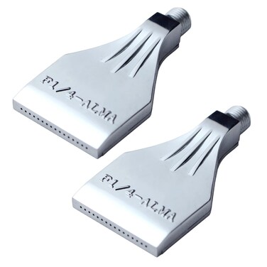 Western Eagle Workshop Flat Nozzle G14 Male Thread Aluminium Alloy Air Blow Off Flat Jet Nozzle 2 Pack