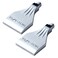 Western Eagle Workshop Flat Nozzle G14 Male Thread Aluminium Alloy Air Blow Off Flat Jet Nozzle 2 Pack