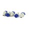 uxcell 14 BSPT Thread Garden Plastic Spray Sprayer Flat Jet Nozzle Gray Blue 5 Pcs