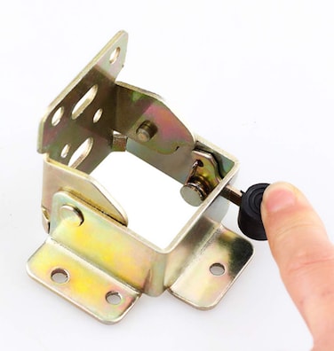 YUM 2 Pack Folding Stand selfLocking Hinge Leg Fittings and Gussets for Folding Legs  Kitchen Folding Table Extension  Folding Table