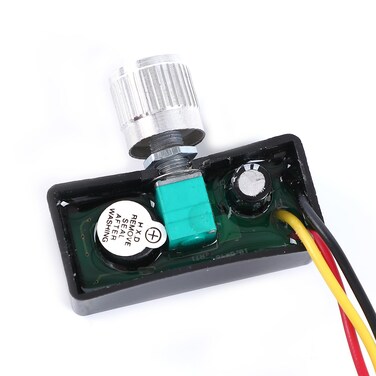Aimela Adjustable Pressure Switch of Electric Spray 12V Motor Speed Controller Control Machine Rotation Speed Suitable for Agriculture Animal Husbandry Fishery Forestry with Buzzer Alarm