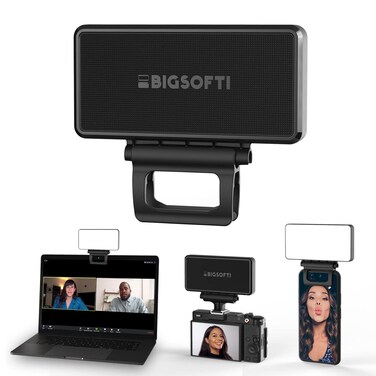 BIGSOFTI  Portable Mini Soft Light for Better Camera Photography  Video No More Bulky Selfie Ringlight for Live Stream Makeup and YouTube
