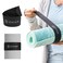 Yoga Mat Strap Slap Band  Keeps Your Mat Tightly Rolled and Secure Fits Most Size Mats 20 L x 15 W Black