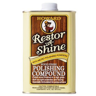 Howard PC0016 RestorAShine Fine Polishing Compound for Woo