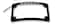 Custom Dynamics LPFRADBLP Black License Plate Frame RadiusStyle