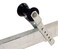 Tie Down Engineering Adjustable Keel Roller with Panel Bracket Assembly  Includes 4 inch Black Rubber Keel Roller 11Gauge Galvanized Panel Bracket and Hardware  Boat Trailer Accessories