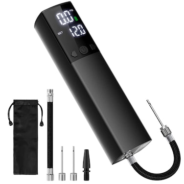 Motorenbau Electric Ball Pump Air Pump Needle Replacement Pin Portable Automatic Air Pump Fast Ball Inflation with Accurate Pressure Gauge and LCD Display for Basketball Football Soccer Volleyball