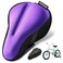 ANZOME Kids Gel Bike Seat Cushion Cover 9x6 Memory Foam Child Bike Seat Cover Extra Soft Small Bicycle Saddle Pad Kids Bicycle Seat Cover with WaterDust Resistant Cover
