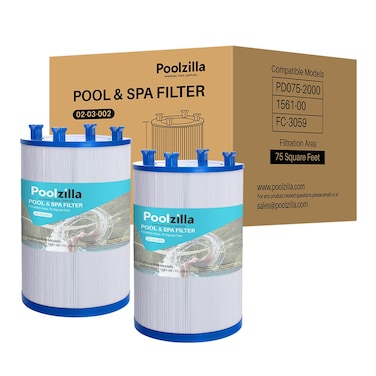 Poolzilla 2Pack Spa Filter Replacement Cartridge C7367 for PD0752000 Dimension One 156100 Filbur FC3059 Excel Filters XLS7005 Aladdin 17541