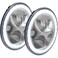 Vision X Lighting XIL7RDBKITJK 7 Round VX LED Headlight for Jeep JK 2 Light Kit Black Chrome Face