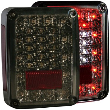 Anzo USA 311203 Smoke LED Tail Light for Jeep Wrangler