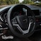 Valleycomfy Microfiber Leather Steering Wheel Covers  15in Black