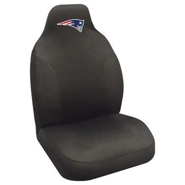 FANMATS NFL New England Patriots Embroidered Seat Cover Black 20x48