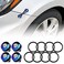 Rolling Gears JDM Bumper Quick Release Front Rear Bumper Fasteners 4 Piece Neo Chrome 8 x ORing